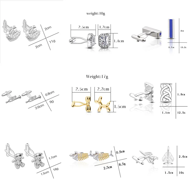 High quality Novelty Cuff Links Old Craftsman Laser Engraving Cufflinks Mans French Suit Accessories Copper Christmas Jewellery