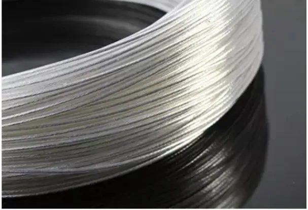 5M 0.5 Square Silver-Plated Wire DIY Audio Cable PTFE High Temperature Wire Computer Reconstruction line DIY Speaker Cable