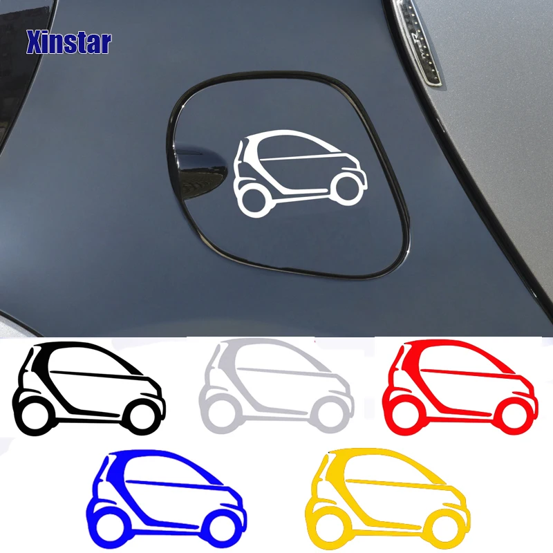 Car Oil Tank Stickers Vinyl For Mercedes Benz Smart Fortwo Forfour Forjeremy