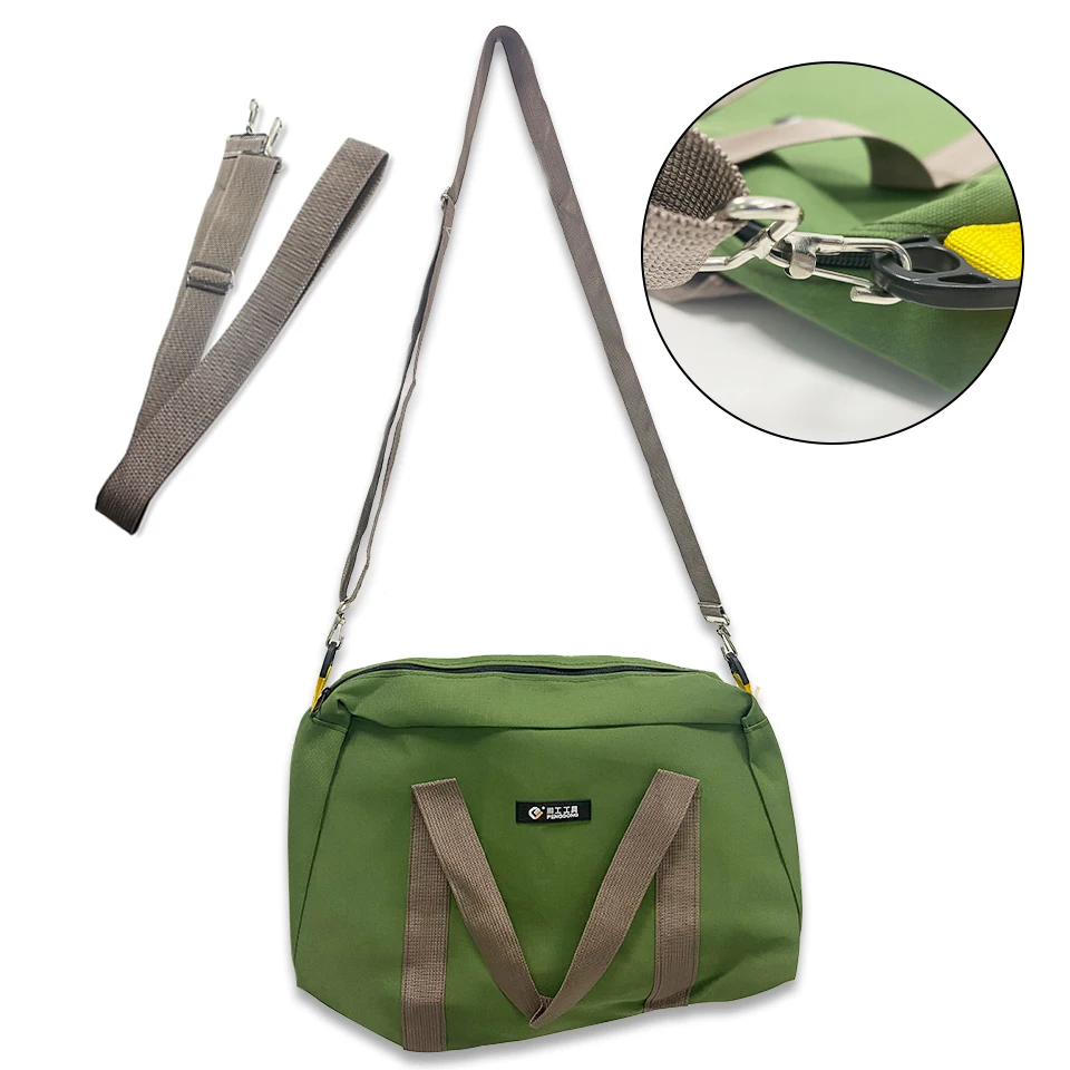 Wartungswerkzeugtasche, große Kapazität, tragbar, stark, langlebig, wasserdicht, Oxford, multifunktionale Aufbewahrungstasche für Handwerkzeuge – Detail 6