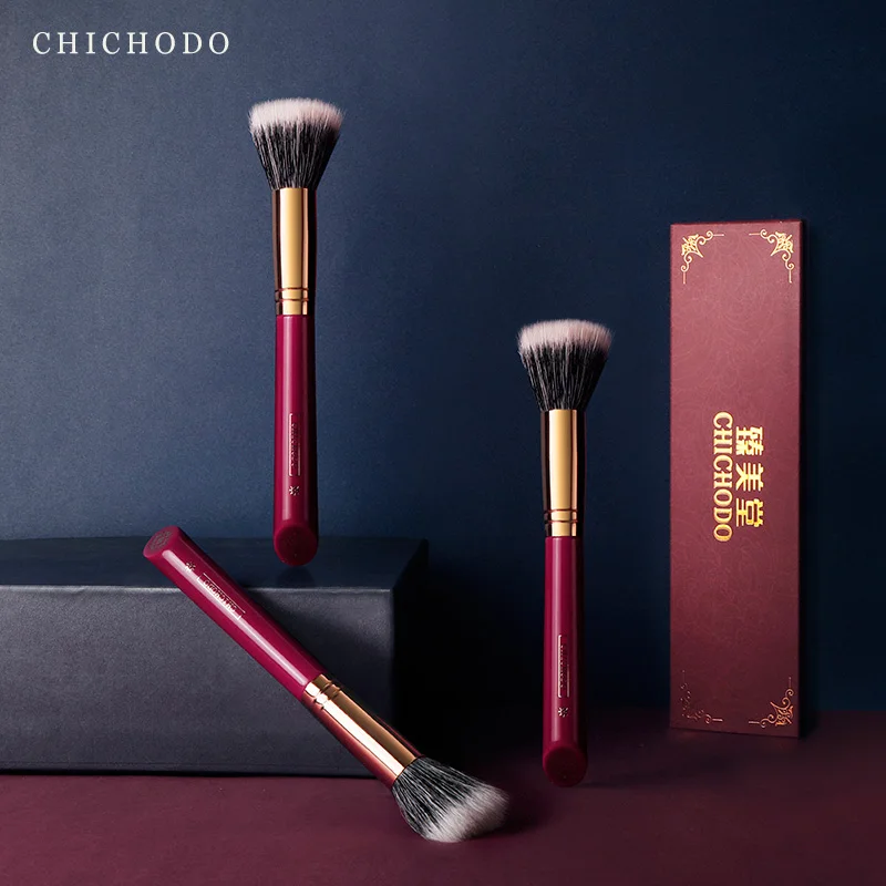 

CHICHODO Makeup Brush-Luxurious Red Rose Series-High Quality Goat Hair Powder Brush-Natural Hair Cosmetic&Makeup Tools-Beauty