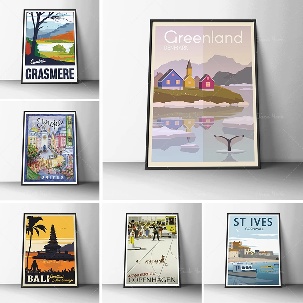 Bali Travel Poster - Minimalist Art Print