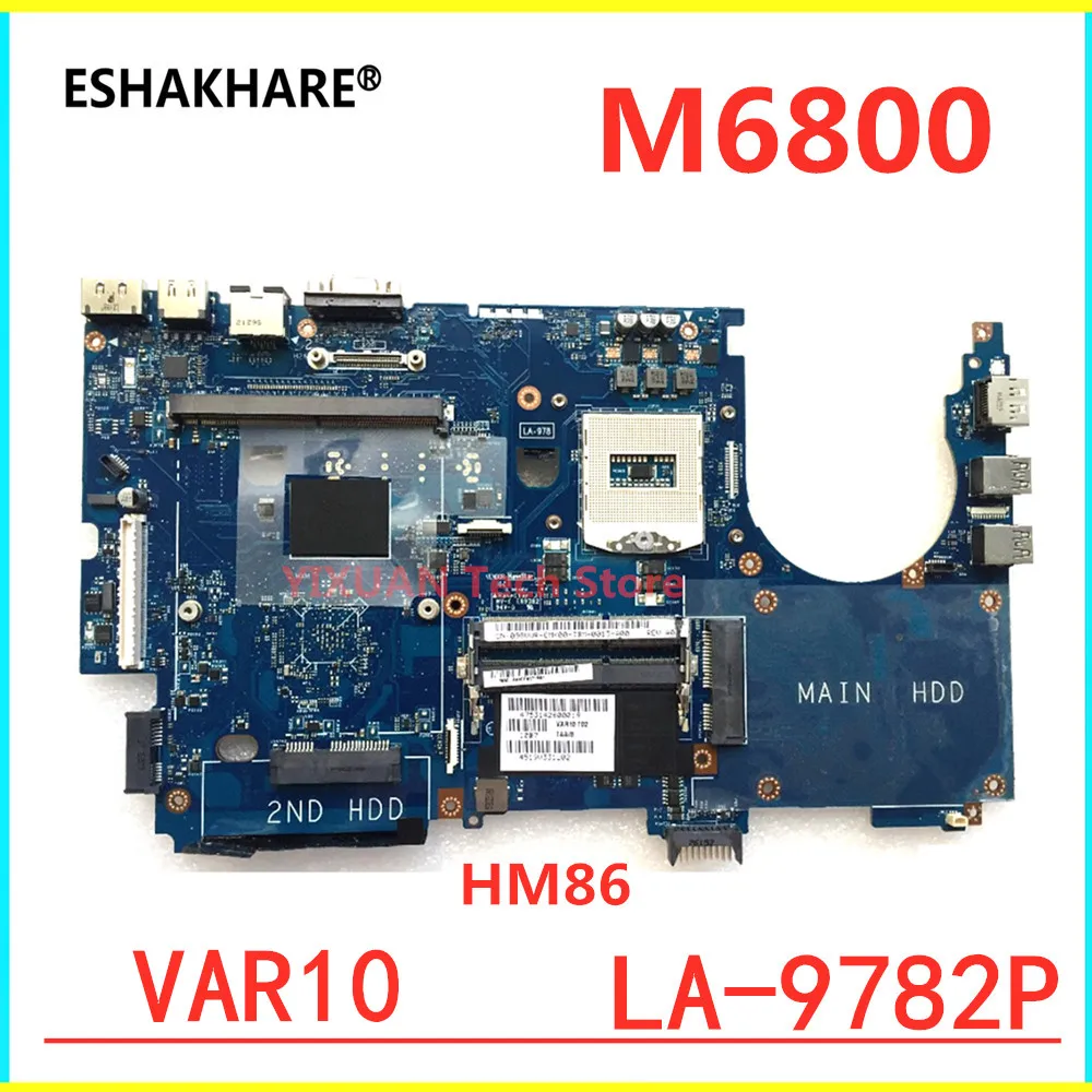 LA-9782P Mainboard For Dell Precision M6800 Laptop Motherboard CN-098VVR CN-0GDMGC 98VVR 098VVR tested good