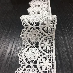 Hollow Unilateral Flower Skirt Clothing Accessories DIY Handmade Sewing Lace trims Decorative