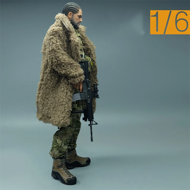 Big Sales Scale 1/6th Soldier SS DAM HT Military Wool Further Coat For Usual 12 inch Doll Collectable