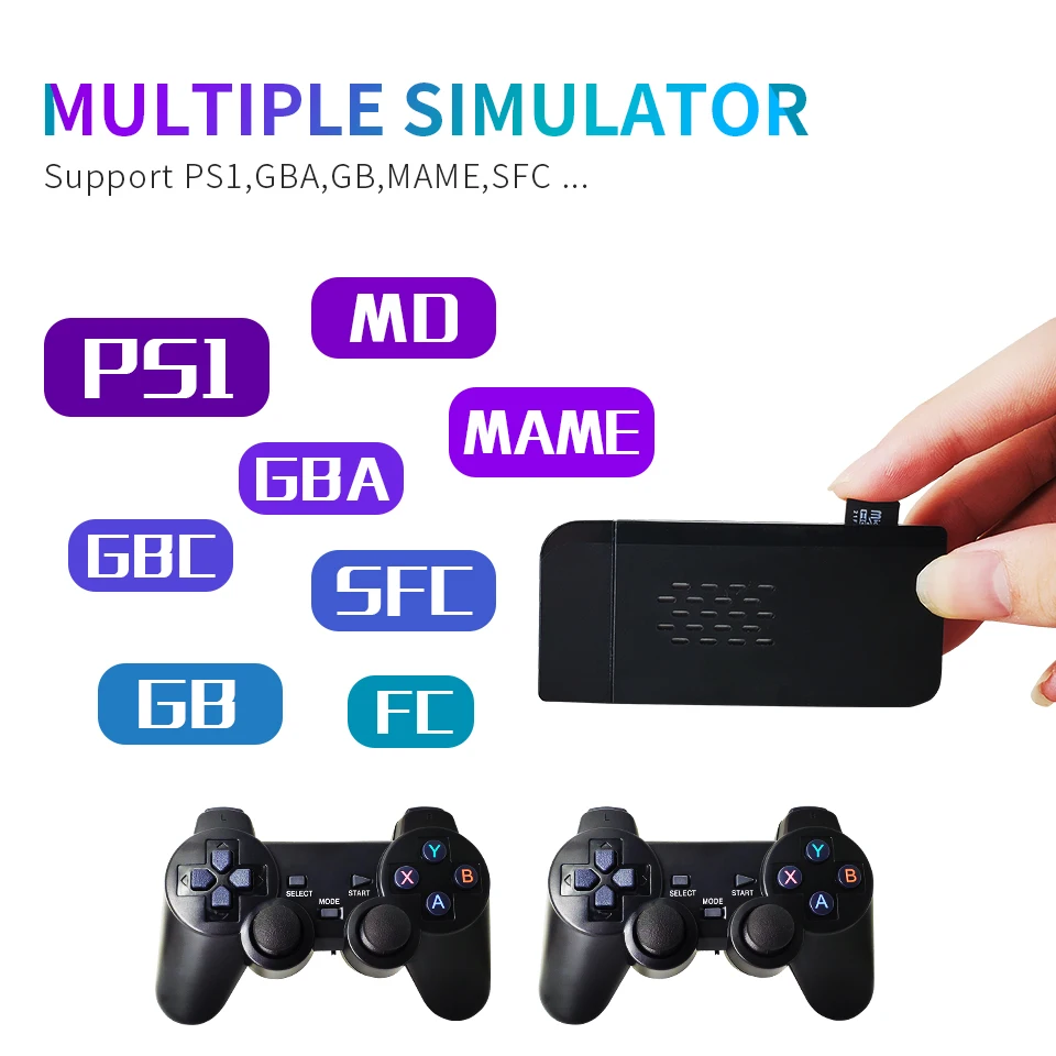 UB-66 Video Game Console HDMI-Compatible Family TV Retro Controller Built in Classic Games for MAME /FC/GB/GBA PS1 Gaming