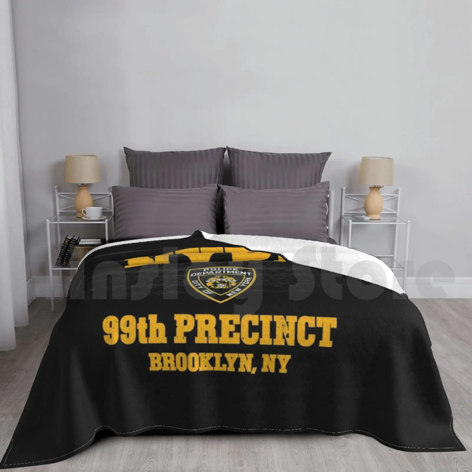 99th Precinct-Ny Blanket Fashion Custom Nine Nine Andy Samberg B99 Boyle 99 Captain Holt Jake Peralta Police Santiago