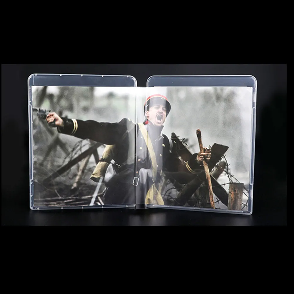 100 Stück transparente weiße CD-Box-Spielhülle für PlayStation PS3