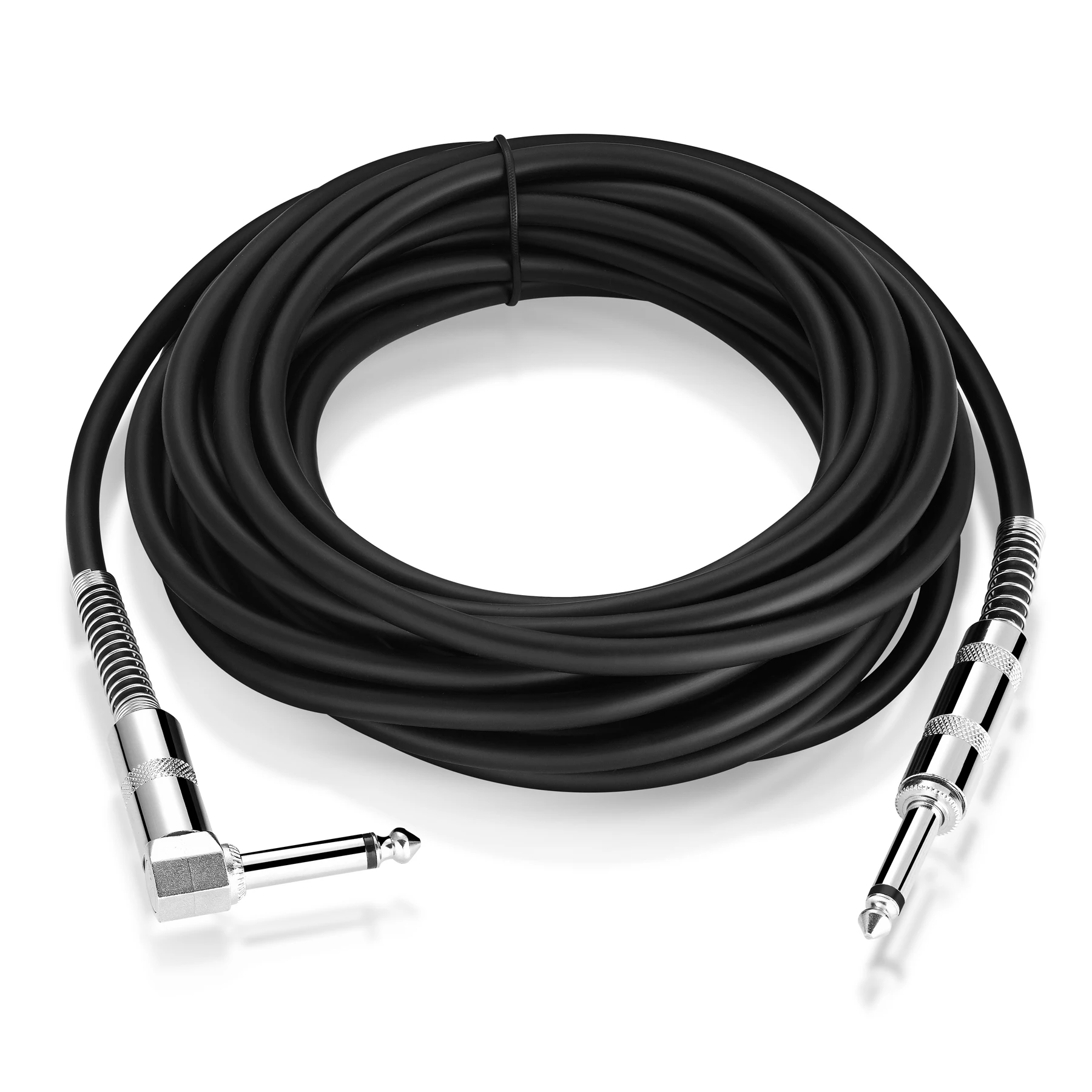 Bochara 1/4 \'\'Jack 90 stopni 6.5mm do 6.5mm Audio Mono kabel z męskiego na męskie do gitary elektrycznej wzmacniacz miksujący 1.8m 3m 5m 10m