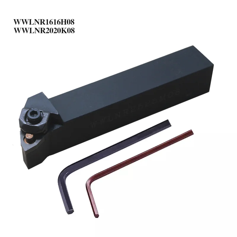 1pc WWLNR1616H08 WWLNR2020K08 16mm 20mm Lathe CNC Cutter Tools Machining Boring Bar WWLNR WWLNL External Turning Tool Holder