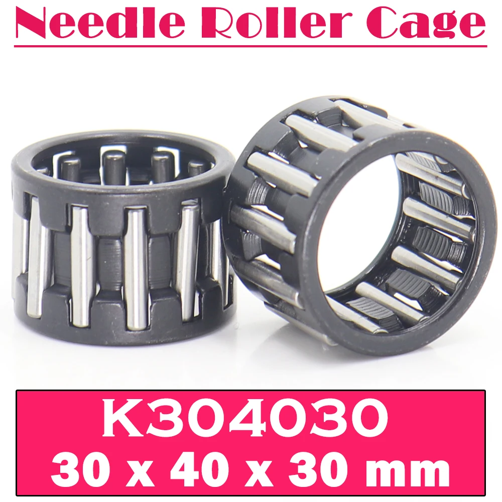 

K304030 Bearing ( 2 PCS ) 30*40*30 mm Radial Needle Roller and Cage Assemblies K304030 49243/30 Bearings K30x40x30