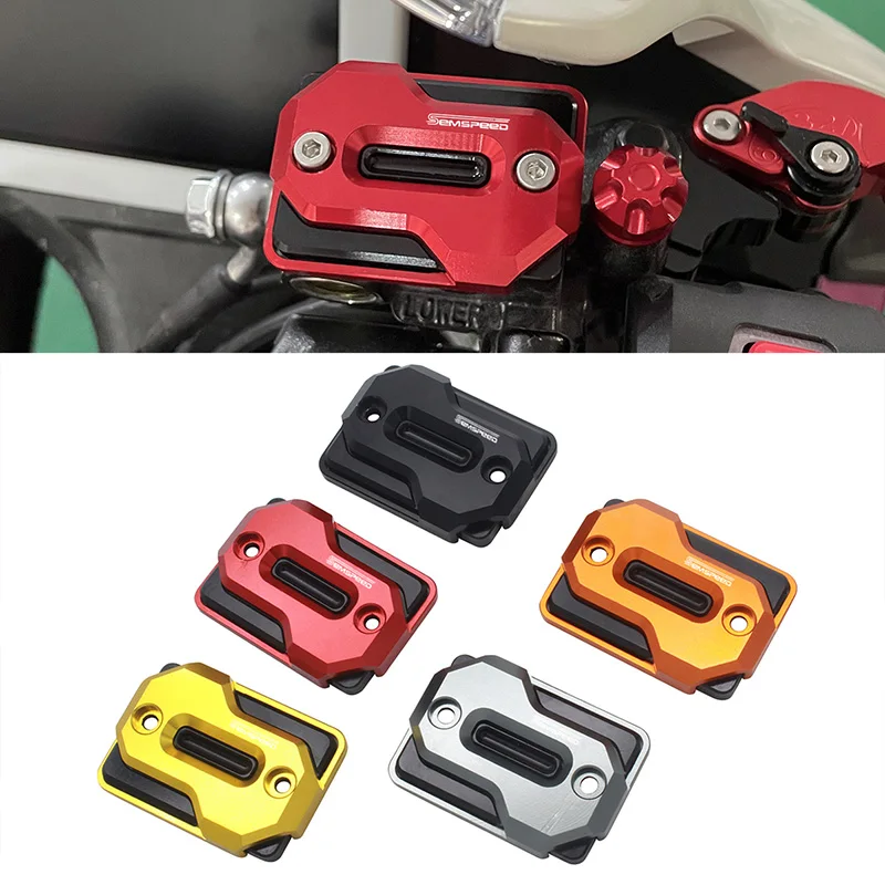 For Honda PCX 125 150 PCX160 2018-2020 2021 SEMSPEED CNC Motorcycle Front Brake Fluid Cylinder Master Reservoir Cover Cap Latest