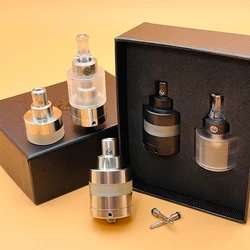 DSXvape Kayfun lite plus 2021 MTL RTA réservoir atomiseur 316SS 22mm/24mm simple bobine flux d'air d'admission réglable vaporisateur