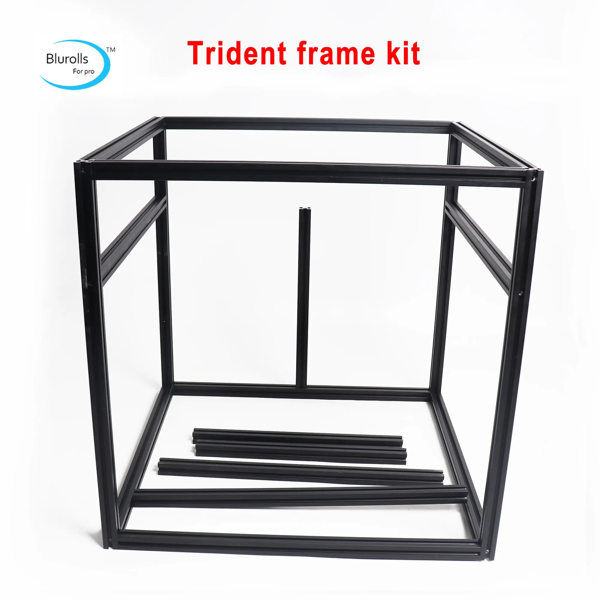 

Blurolls V Trident Frame kit for 3d Printer Blind Joint 2020 Extrusion Aluminum Frame 6mm Slot