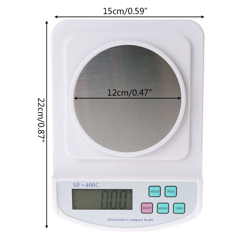 Precyzja LCD cyfrowa elektroniczna waga jubilerska waga kuchenna waga Gram waga do kawy 500g/0.01g waga laboratoryjna waga miligramowa