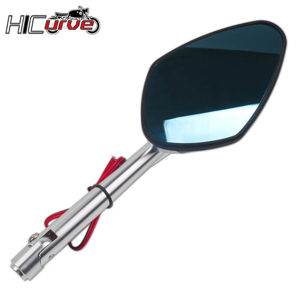 For DUCATI V2 V4 V4S 959 1299 Panigale Supersport 939 Motorcycle LED Turn Light Signals Folding Rear View Rearview