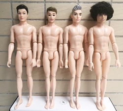 1 set of 30cm 14 Moveable Jointed Nude Naked Dolls Doll Body gift Shoe for Ken Boy Male