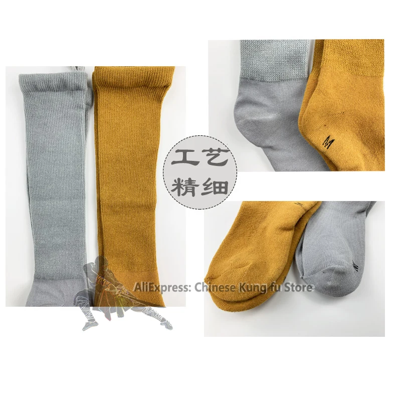 Winter Buddhist Monk Shaolin Kung fu Socks Wudang Taoist Meditation Tai Chi Footwear Martial arts Sports Stockings