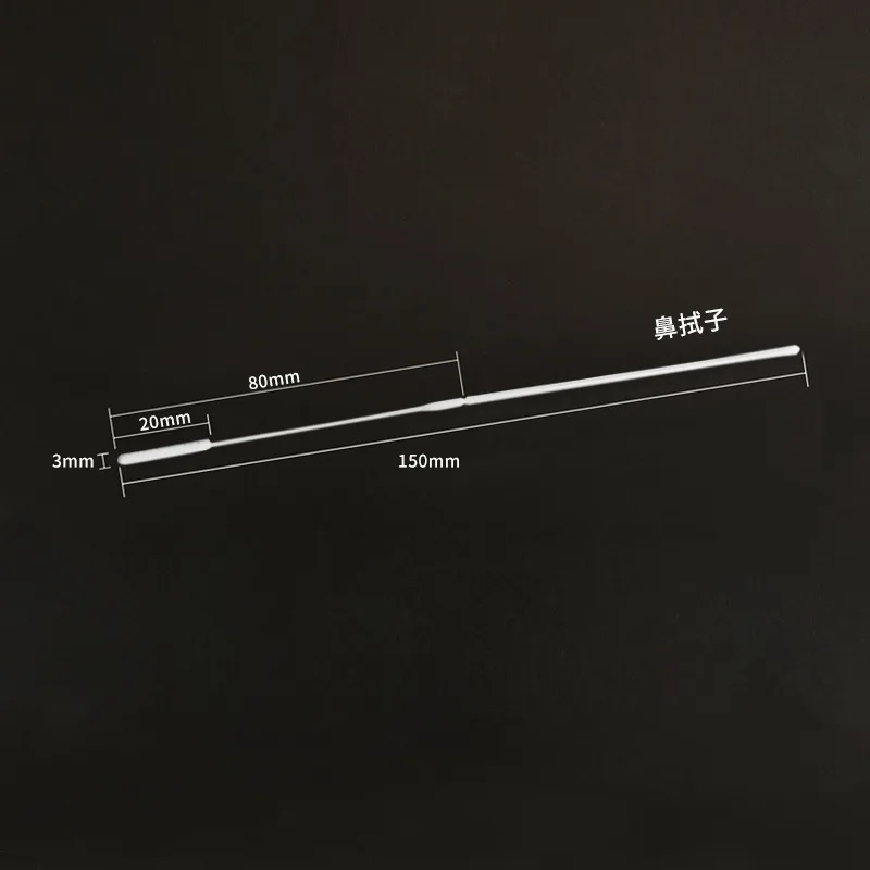 100Pcs Flocking Swabs Sampling Swabs ทิ้ง Sampling Swabs บรรจุ