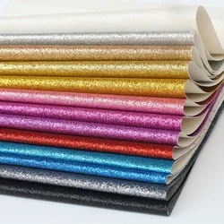 1PC 21CM * 29CM A4 Glitter sintetico sintetico finta pelle PU foglio tessuto fai da te archi forniture artigianali