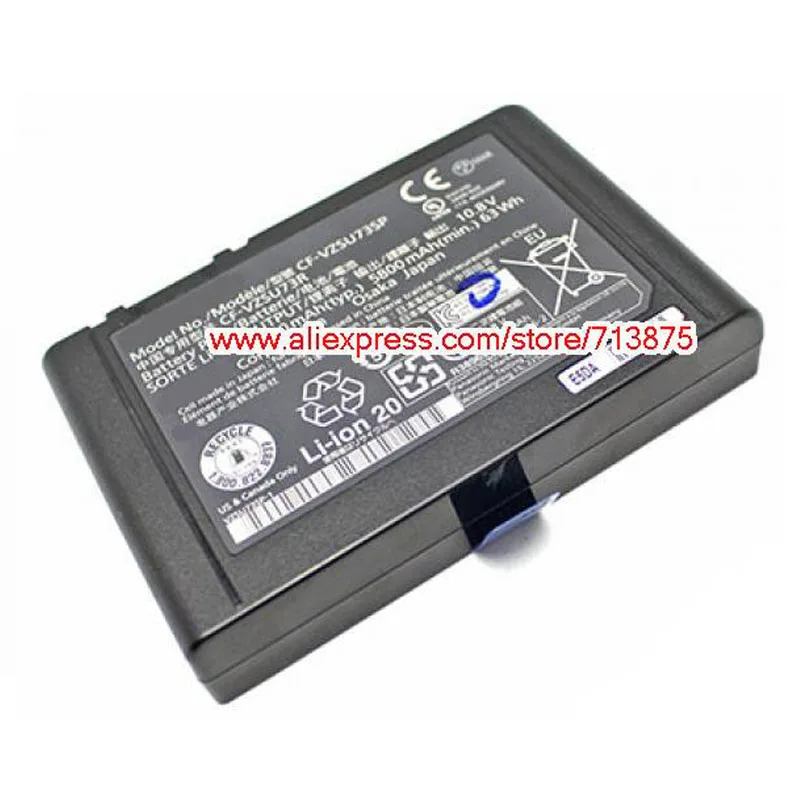 Imagem -03 - Bateria Genuína para Panasonic Toughbook Cf-vzsu73r Cf-d1 Mk1 Mk2 Cf-d1gvdbyca Cf-d1gw950ez Cf-vzsu73sp 10.8v 63wh