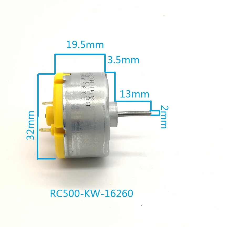 Brand New Micro DC Motor RF-500TB Precious-Metal Brush 1.5-14.4VDC Motor 500 For Sweeping Robot/Humidifier