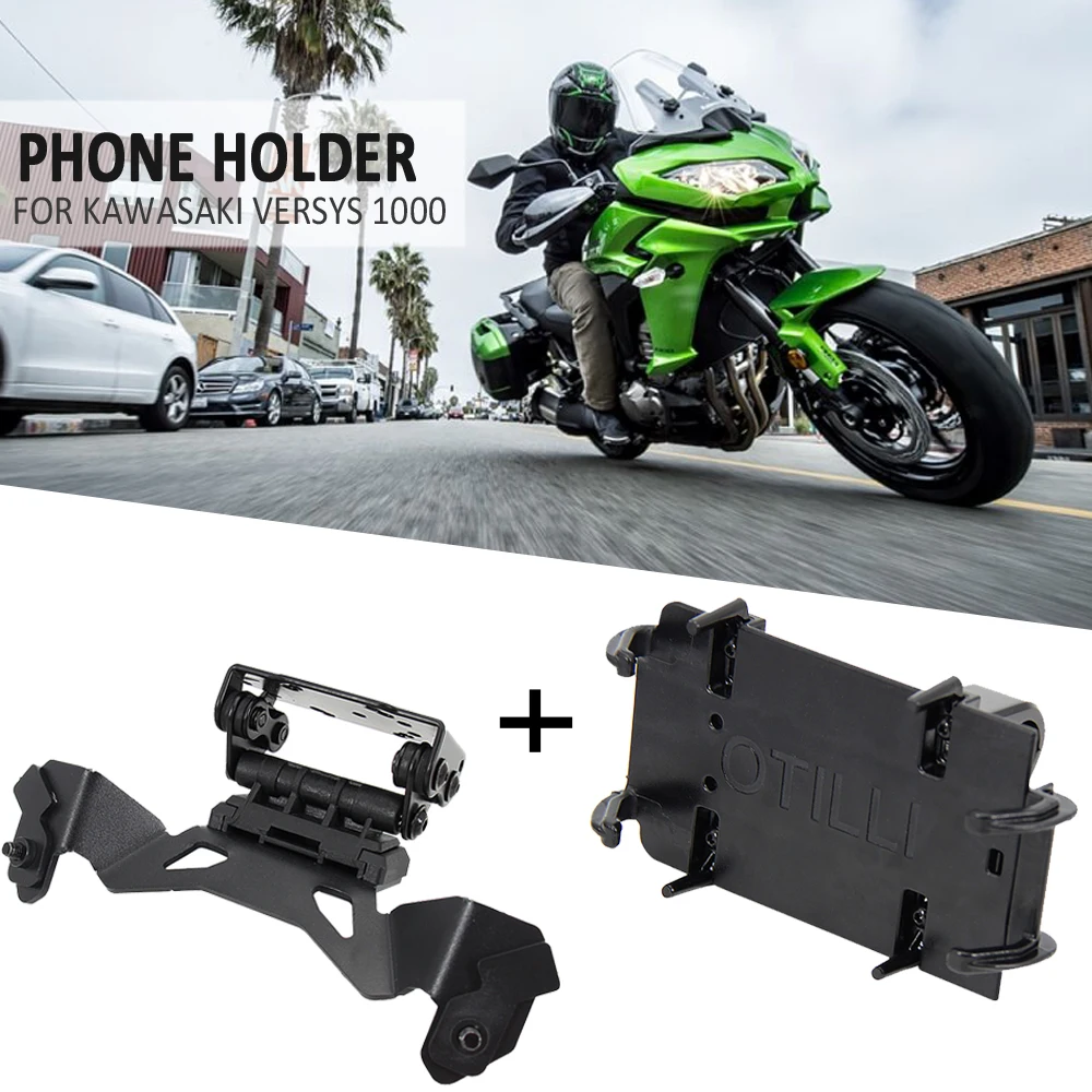 

NEW Motorcycle Accessories 2018 2019 2020 Modified For Kawasaki Versys 1000 VERSYS1000 GPS Navigation Bracket