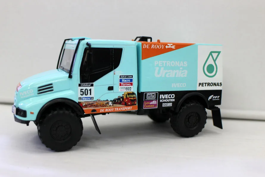 NEW  Collection 1:43 Scale IVEeCOco POWERSTAR 2014 Rally Racing TRUCK Diecast Model For Colllection gift