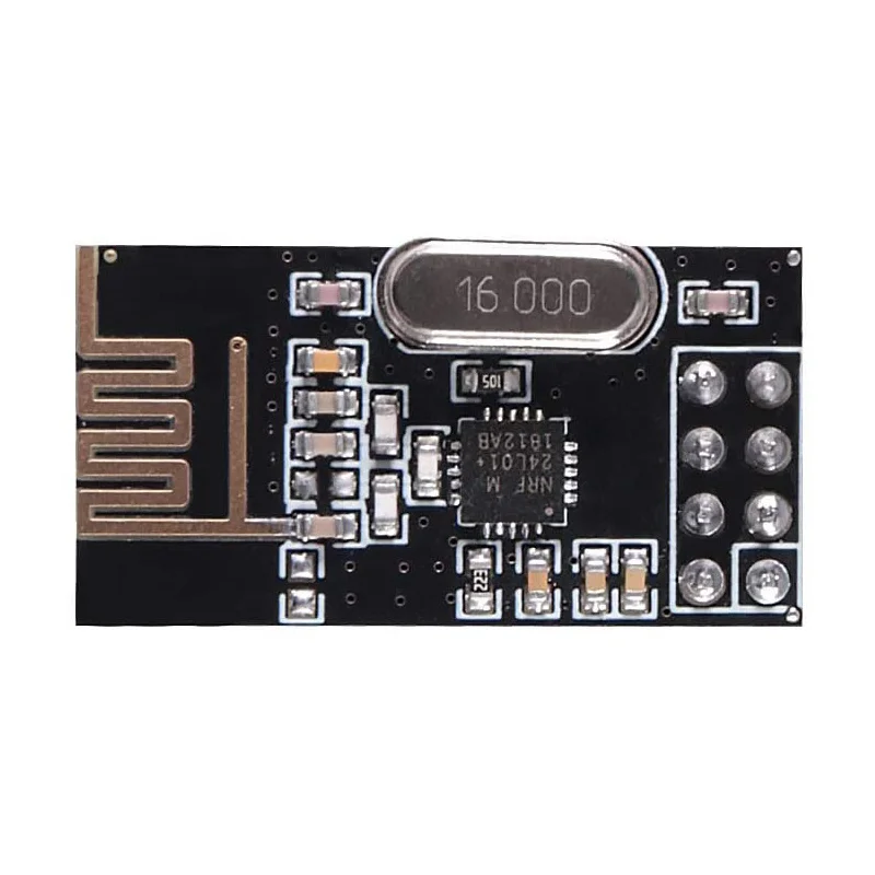 6 sztuk/partia NRF24L01 2.4GHz bezprzewodowy moduł nadawczo-odbiorczy RF z NRF24L01 gniazdo Breakout Adapter dla Arduino