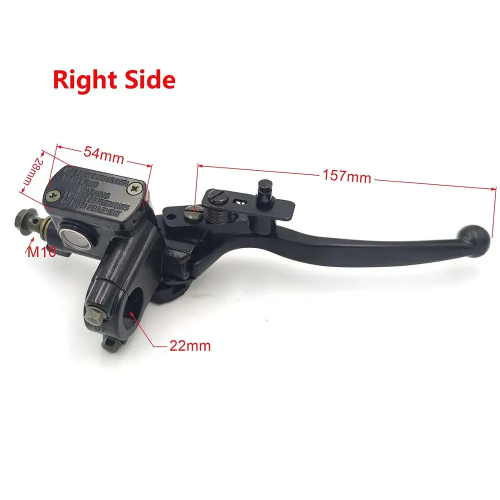 1pcs Left / Rgiht Brake Pump 7/8 inch Quad Bike ATV Front Right Brake Master Cylinder Lever Pump 50cc 110cc 150cc