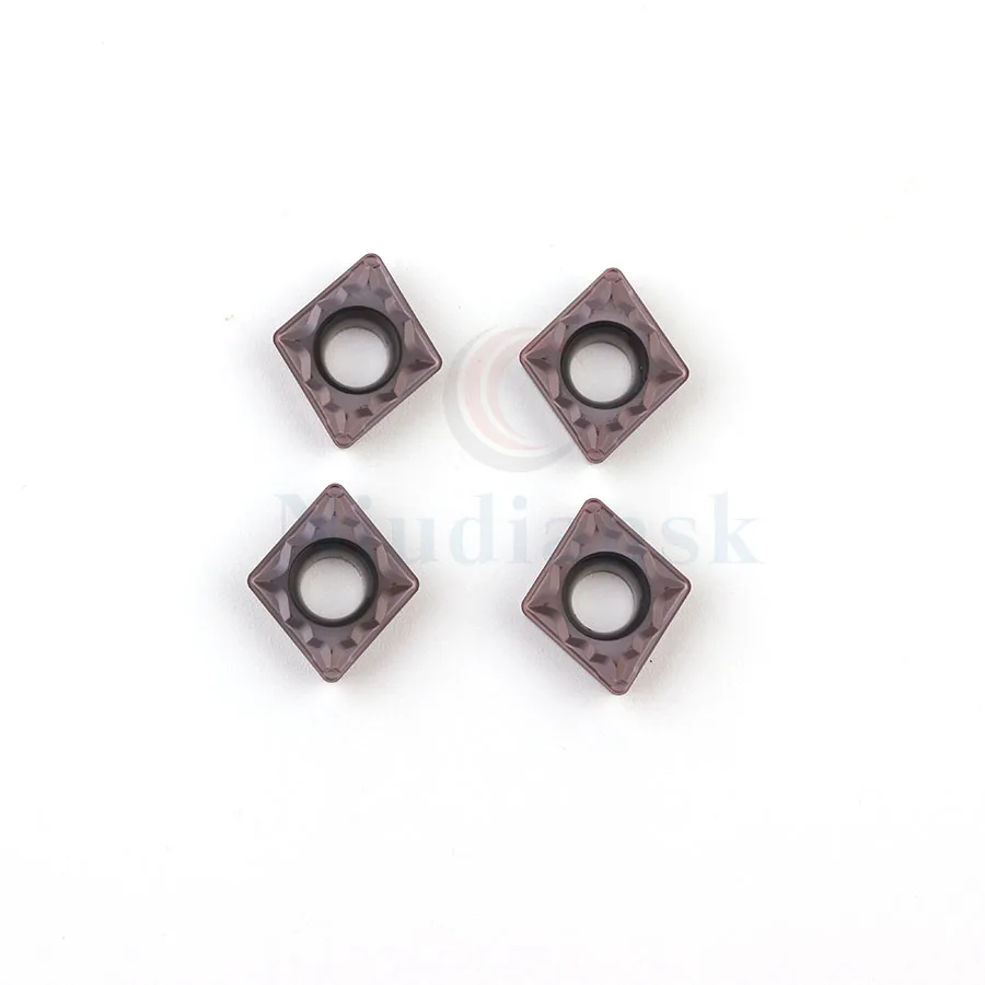 Insertos de carburo CCMT09T308 HMP PC9030, herramientas de torneado de torno CNC CCMT09T304 HMP PC9030, herramienta de torneado de agujero interior, para acero inoxidable