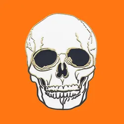 Skull Enamel Pins Funny Metal Cartoon Brooch Backpack Hat Bag Collar Lapel Badges Men Women Fashion Jewelry Gift