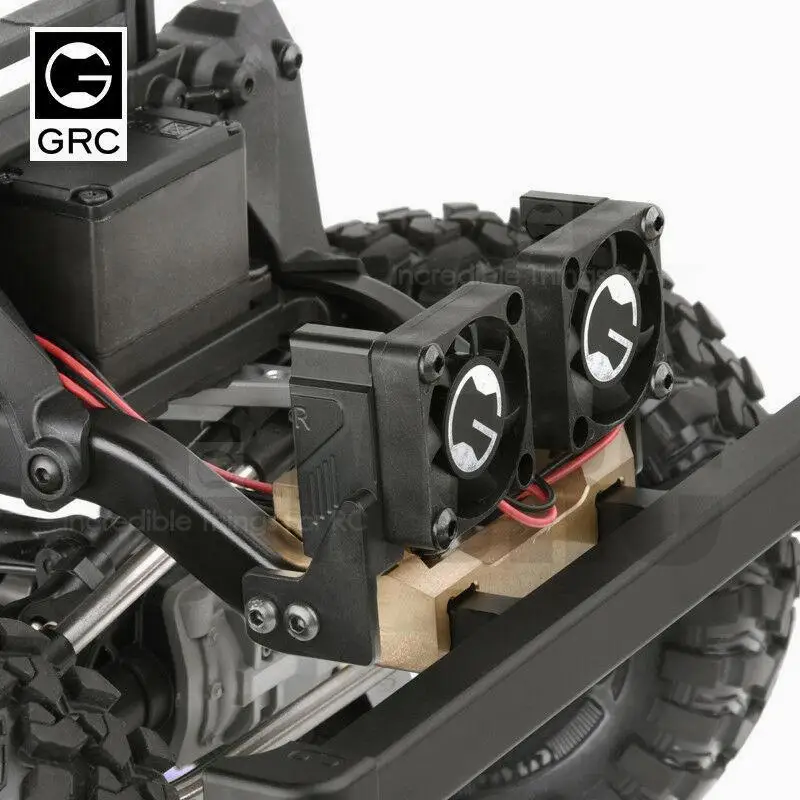 

Grc Резервуар для воды Радиатор Охлаждающий двойной вентилятор для Trax Trx-4 Defender Передний вентилятор воздухозаборника 82056-4