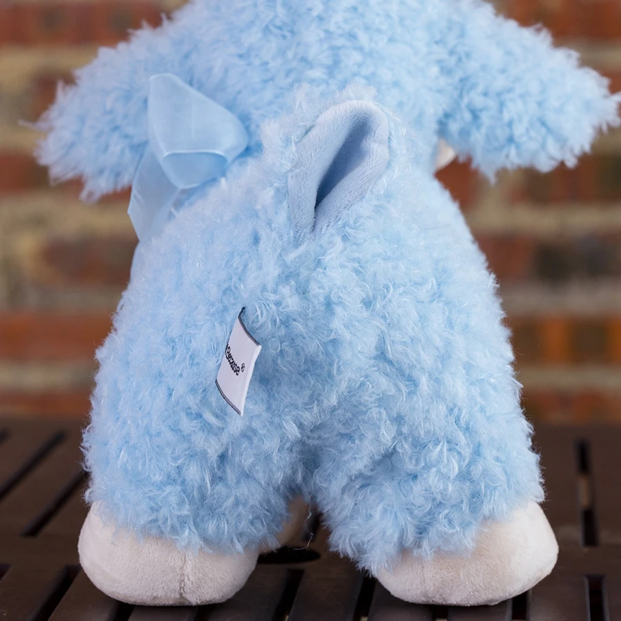 لعبة دمية خروف حيوانية ناعمة محشوة مقاس 9.5 بوصة رائعة للأطفال هدية عيد الفصح من القطيفة #6