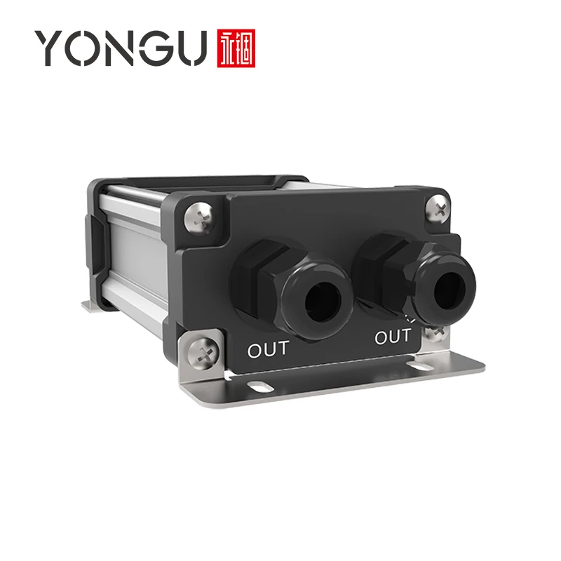 YONGU M06 Waterproof IP68 Enclosure Black Silver Color Anti-corrosion Aluminum Profile