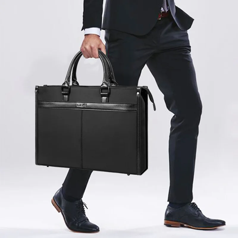 Mannen Business Aktetas Laptop Tas Hoge Kwaliteit Office Tassen Voor Mannen Handtas Werk Bag Sac Homme Luxe Handtassen