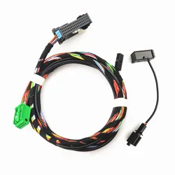 Car Bluetooth Cable Harness Wiring With Microphone For 9W2 RCD510 RNS510 Passat B6 B7 Golf 5 MK5 6 MK6  Tiguan Touran Polo Eos