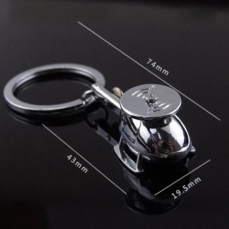 2023 New Creative Alloy Airplane model Keychain Fighter Men Women Bag Key pendant Small Gift Metal Aircraft Key ring