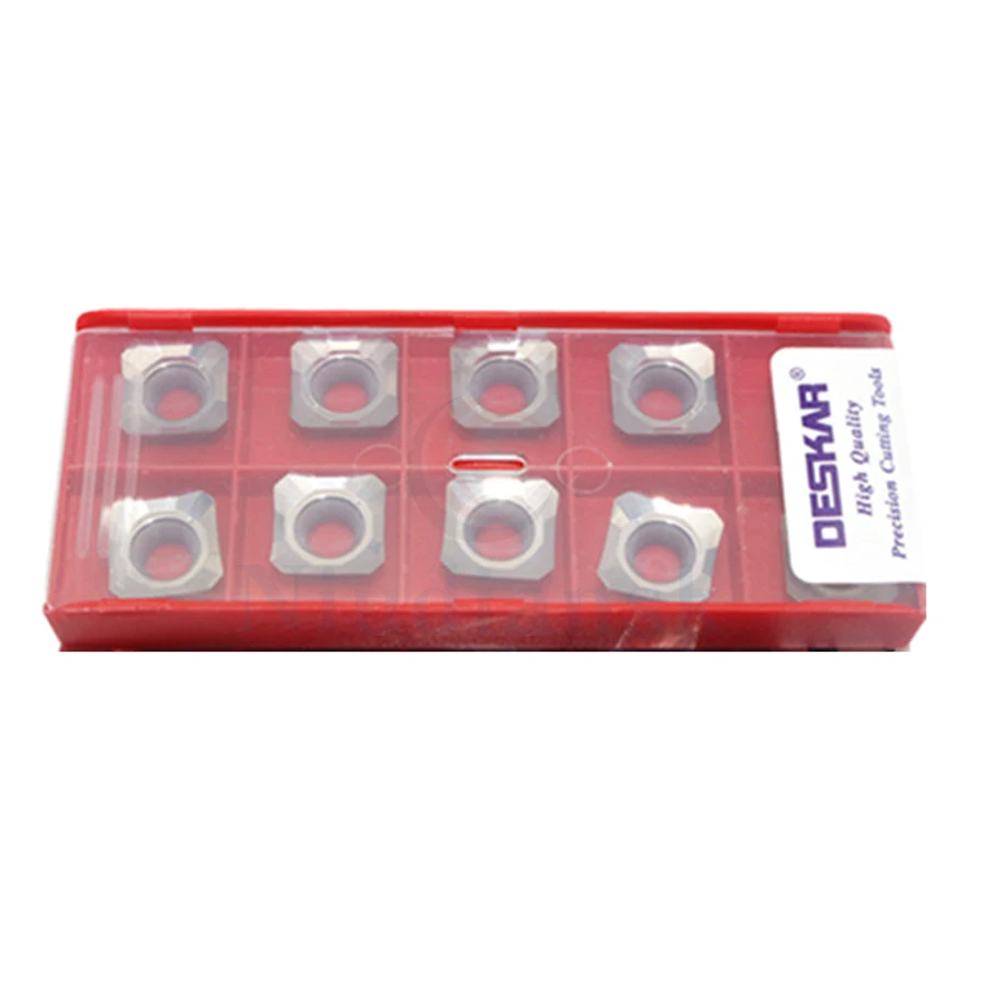 Herramienta de corte de inserción de carburo K10, SEHT1204AFFN-AL auténtica 100% Original, herramienta de torneado externo, máquina CNC, torno CNC