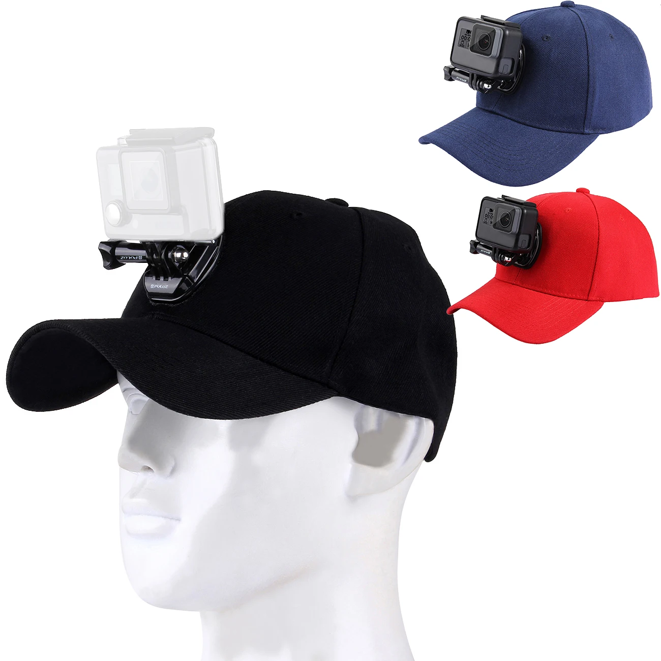 New Baseball Cap with Mount Holder Universal Base Adaptor Accessories for Gopro Hero 10 9 8 7 6 5 DJI OSMO Sjcam Action Cameras