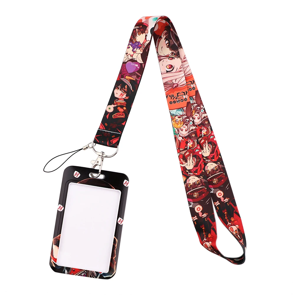 LX692 Animal Hanako-Kun Lanyard For Keys Mobile Phone Hang Rope Keycord USB ID Card Badge Holder Keychain DIY Lanyards Gift