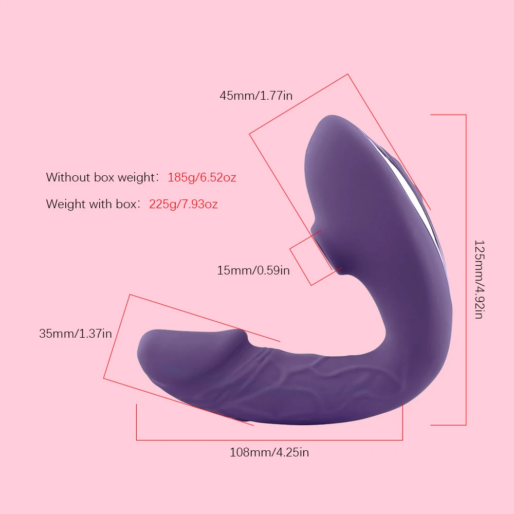 Dildo Clitoris Sucking G-Spot Vibrator 10 Speeds Nipple Sucker Vagina Clitoris Stimulation Female Masturbator Sex Toys for Women