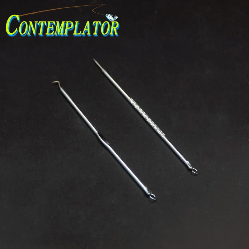 

Иглы для вязания мушек, 2 шт., из нержавеющей стали