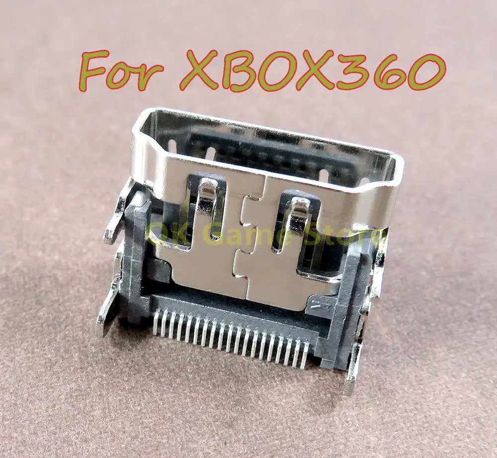 2pcs/lot OEM Brand New HDMI-compatible Socket For Xbox360 Replacement Port for xbox 360 Controller Repair parts