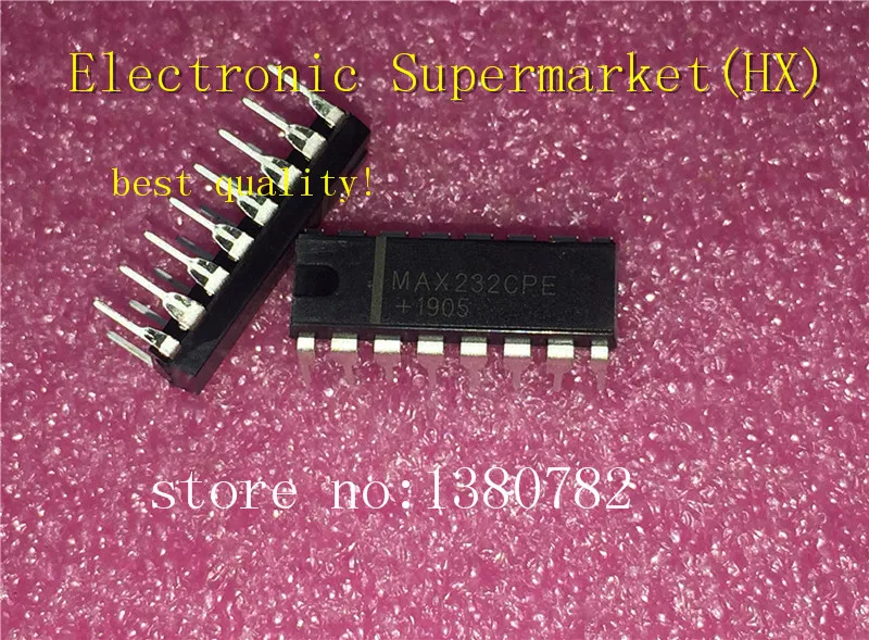 

Free shipping 100pcs/lots MAX232CPE MAX232C MAX232 DIP-16 IC in stock!