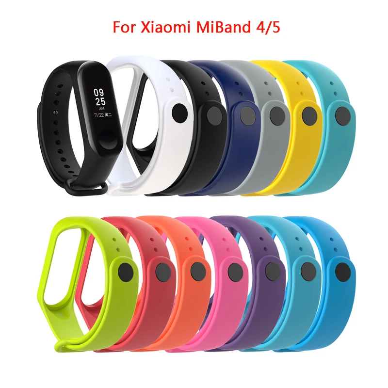 Vòng Tay Thông Minh Cho Mi Ban Nhạc 5 4 Dây Đeo Băng Đeo Tay Thể Thao Cho Xiaomi Mi Band 4 5 Dây Đeo Dây Đeo Đồng Hồ Cho Miband 5 Miband4 Cổ Tay