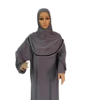 H118 Robe musulmane taille unique avec hijab intégré, Khimar de prière, Kaftan, Burqa, Abaya, Robe hijab, Vêtements du Moyen-Orient 5