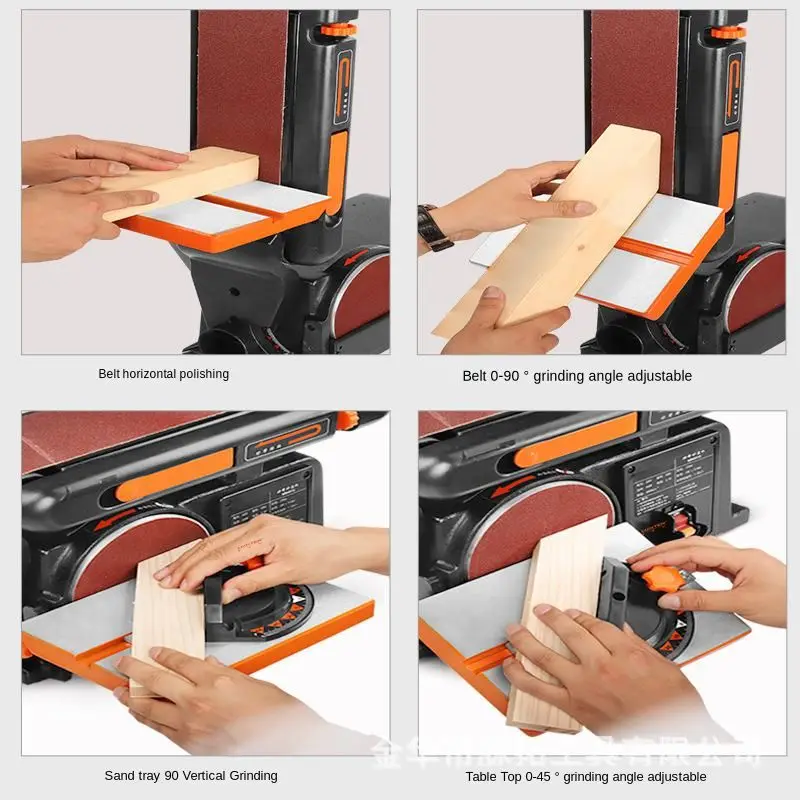 4x6Schuurband Machine sanding machine small desktop multi-functional belt machine / sanding machine / polishing machine