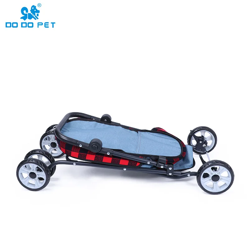 Pet Cart Carrier For Dogs Teddy Puppy Small Cat Foldable Portable Walking Supplies Accessories