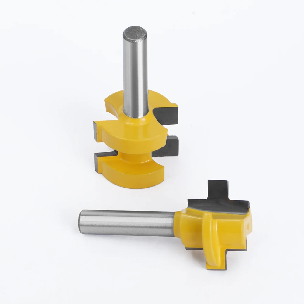Imagem -05 - Vie-t-slot Quadrado Dente Tenon Fresa Faca de Escultura Router Bits para Ferramenta de Madeira Carpintaria Mc02140 mm Haste Pcs la